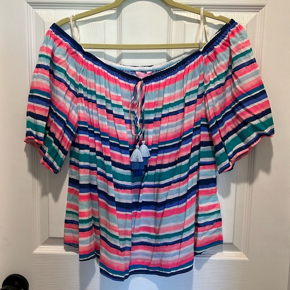 Off the shoulder Lily Pulitzer